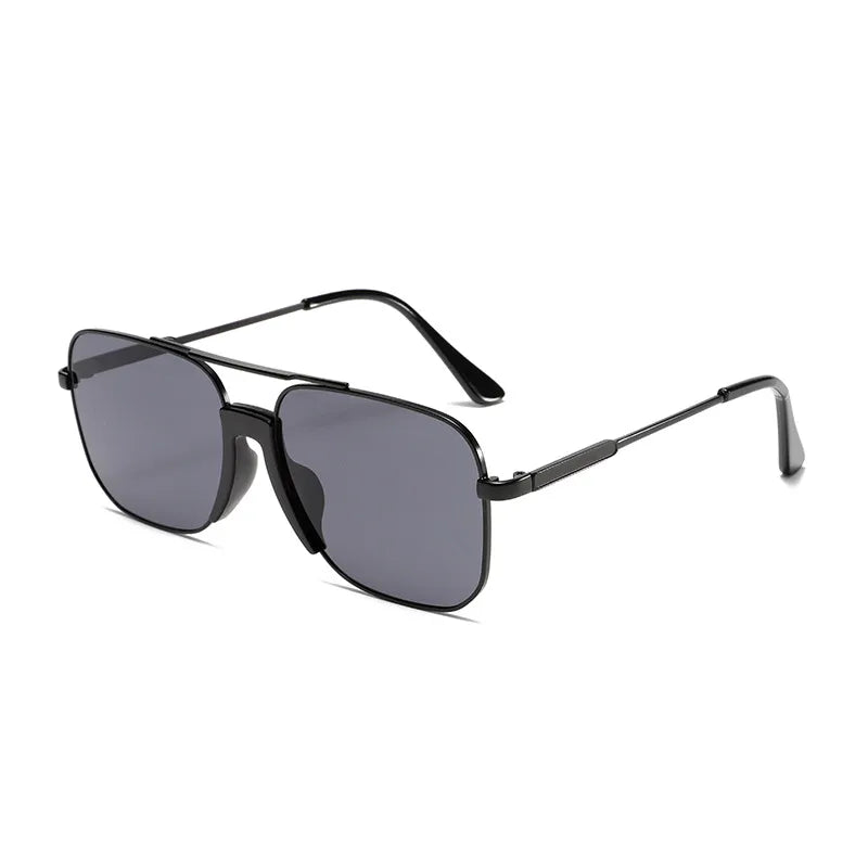 Streetwear Solid Color Pc Square Full Frame Men's Sunglasses
