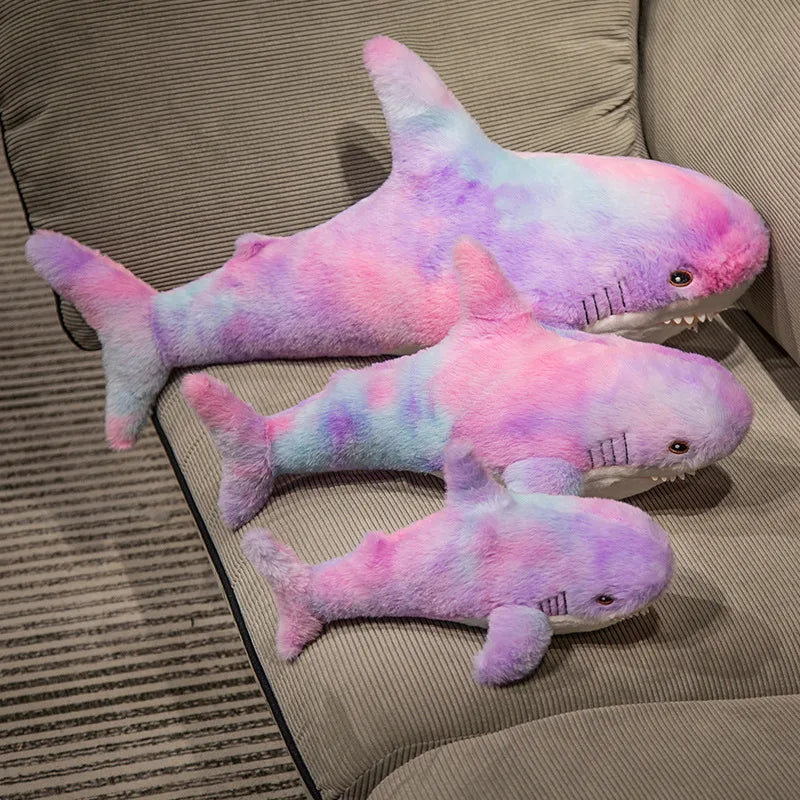 cute Ah Woo Shark pillow shark doll plush toy doll birthday gift female wholesale spot
