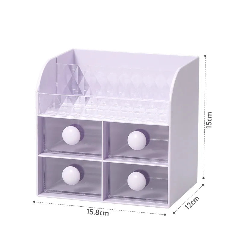Solid Color PP Plastic Cute Simple Style Storage Box