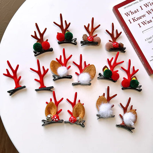 Christmas Fashion Women'S Antlers Hair Clip