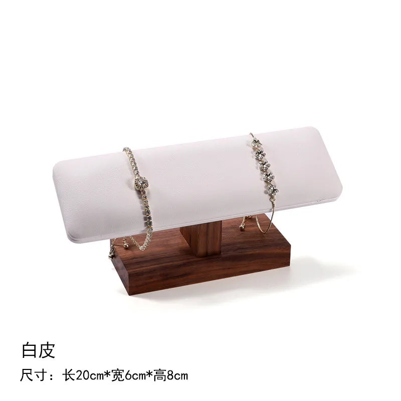 Walnut Jewelry Set Display Stand Necklace Pendant Showcase Stand High-End Feelings Craftsmanship Meticulously Designed