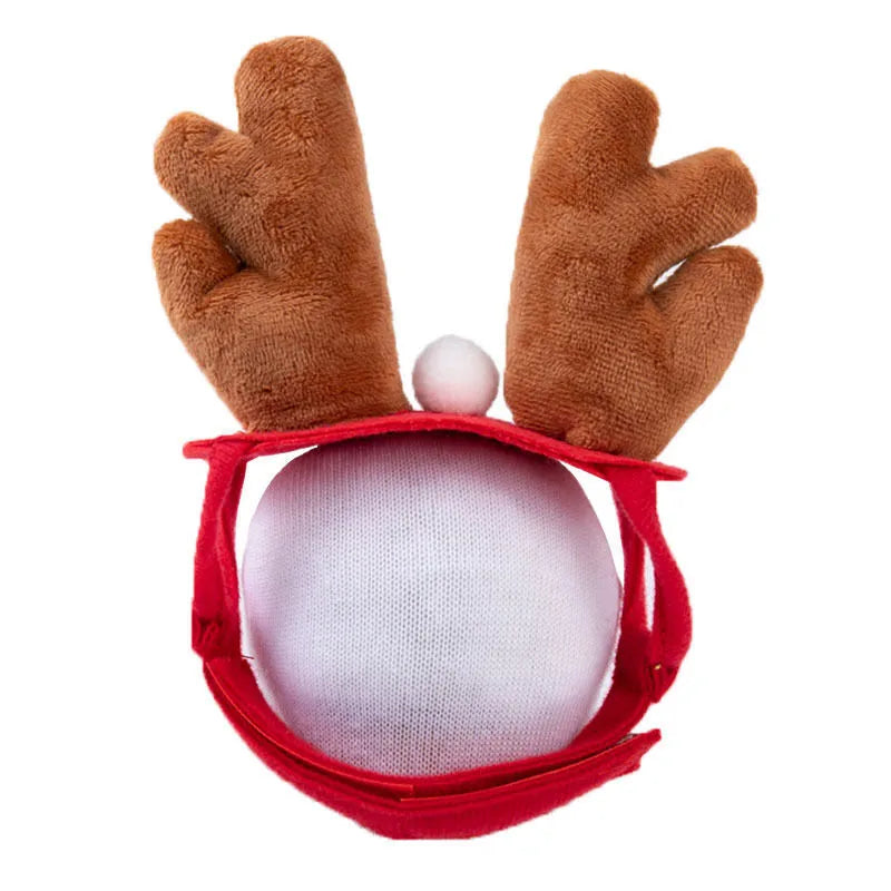 Cute Polyester Christmas Animal Santa Claus Pet Clothing