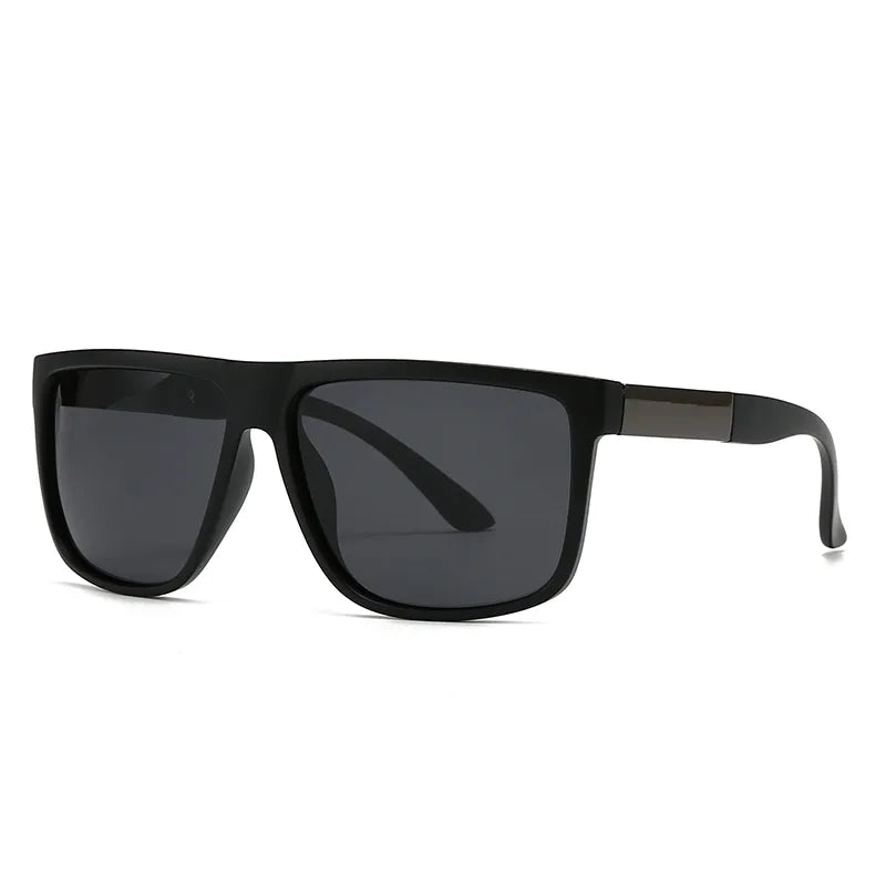 Casual Simple Style Solid Color Pc Gradient Tinted Lenses Square Full Frame Women's Sunglasses