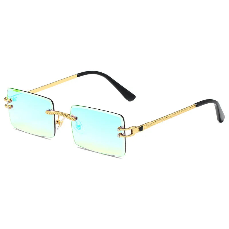 Vacation Simple Style Color Block Pc Square Full Frame Women's Sunglasses