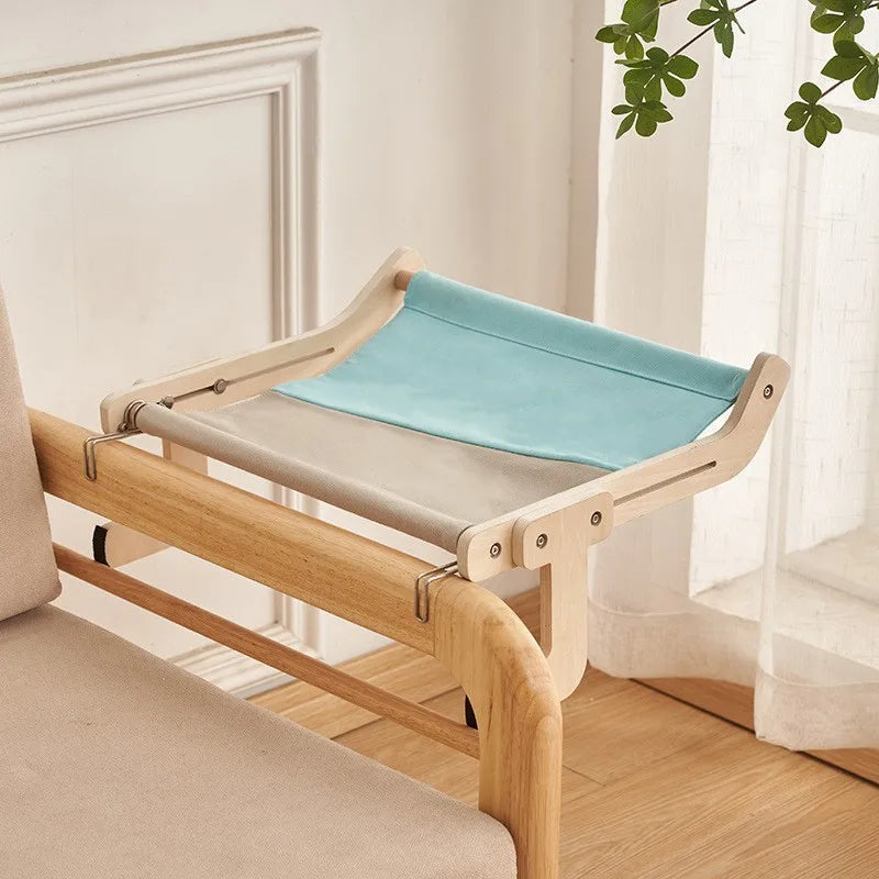 Simple Style Classic Style Wood Color Block Checkered Pet Bed