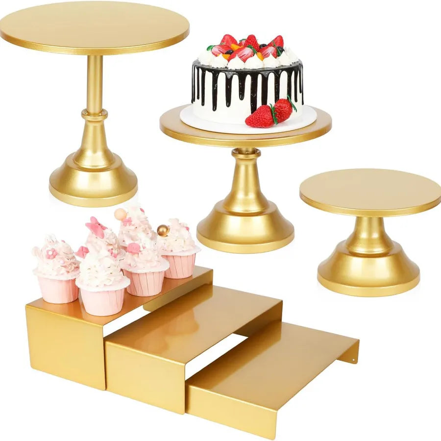 Elegant Solid Color Iron Dim sum rack 1 Set