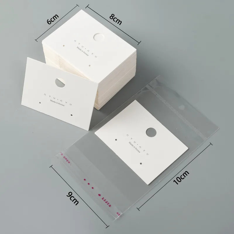 basic letter solid color paper printing jewelry accessories 1 piece