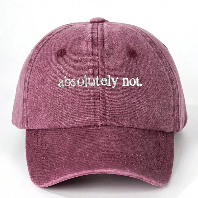 Women's Elegant Lady Letter Curved Eaves Baseball Cap