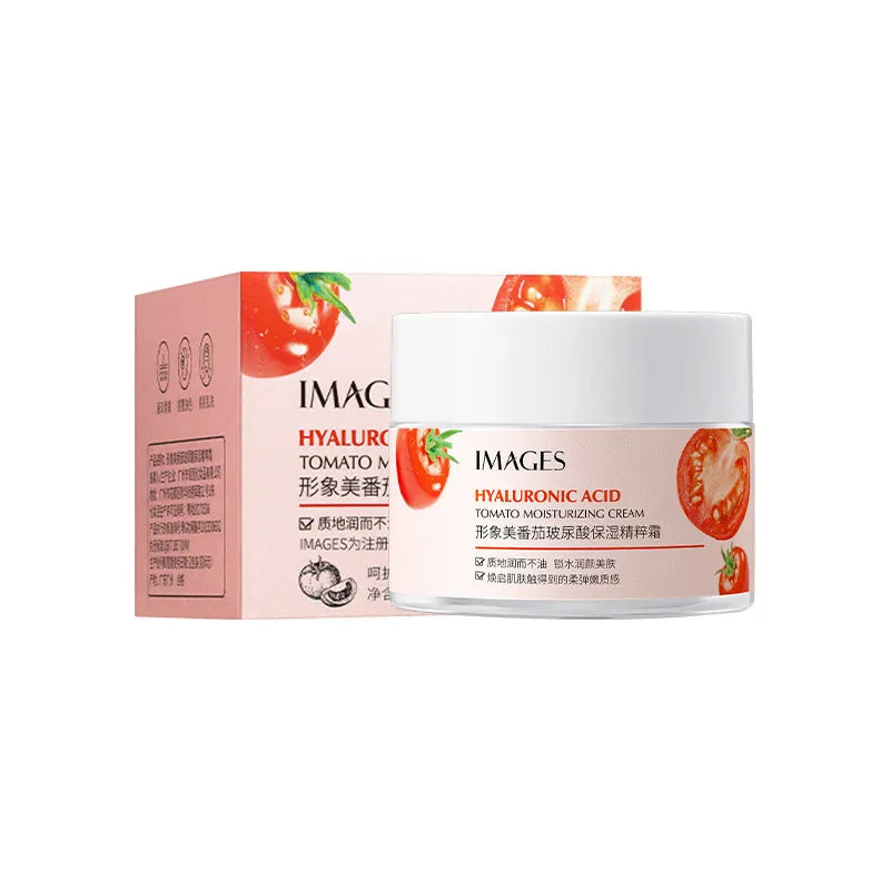 Beautiful image tomato hyaluronic acid series moisturizing water cream to improve the skin rejuvenation breathable mask suit manufacturers wholesale