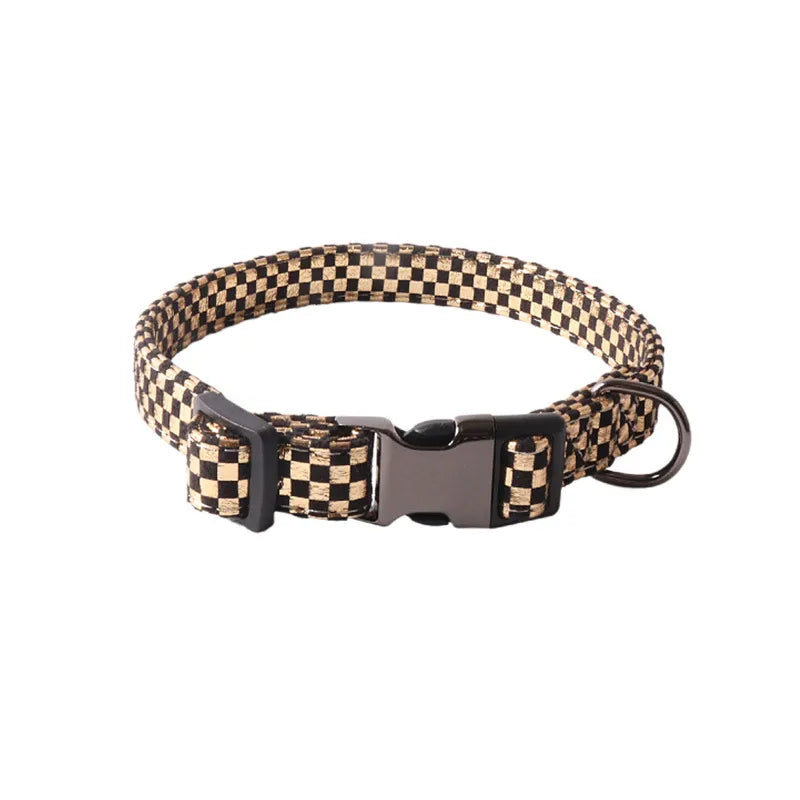 Simple Style Classic Style Polyester Color Block Pet Collar