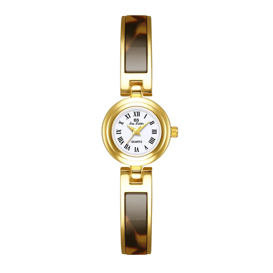 Elegant Solid Color Jewelry Buckle Quartz Watch Women's Watches