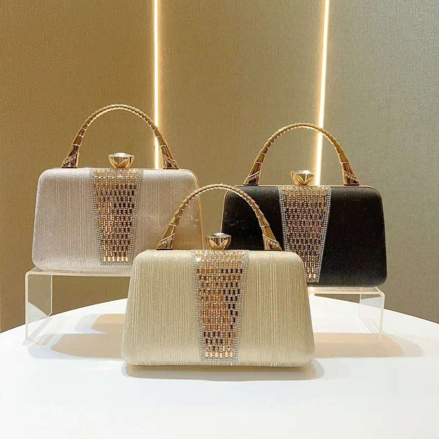 New Fashionable Retro  Party Handbag Women's Evening Dress Bag Crossbody Chain Small Bag For Dinner