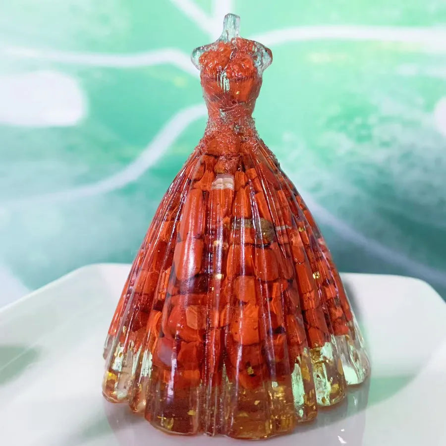 Elegant Romantic Simple Style Geometric Resin Crystal Ornaments Artificial Decorations