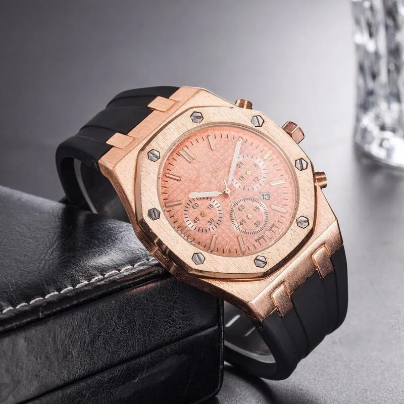 casual classic style geometric horseshoe buckle quartz women's watches