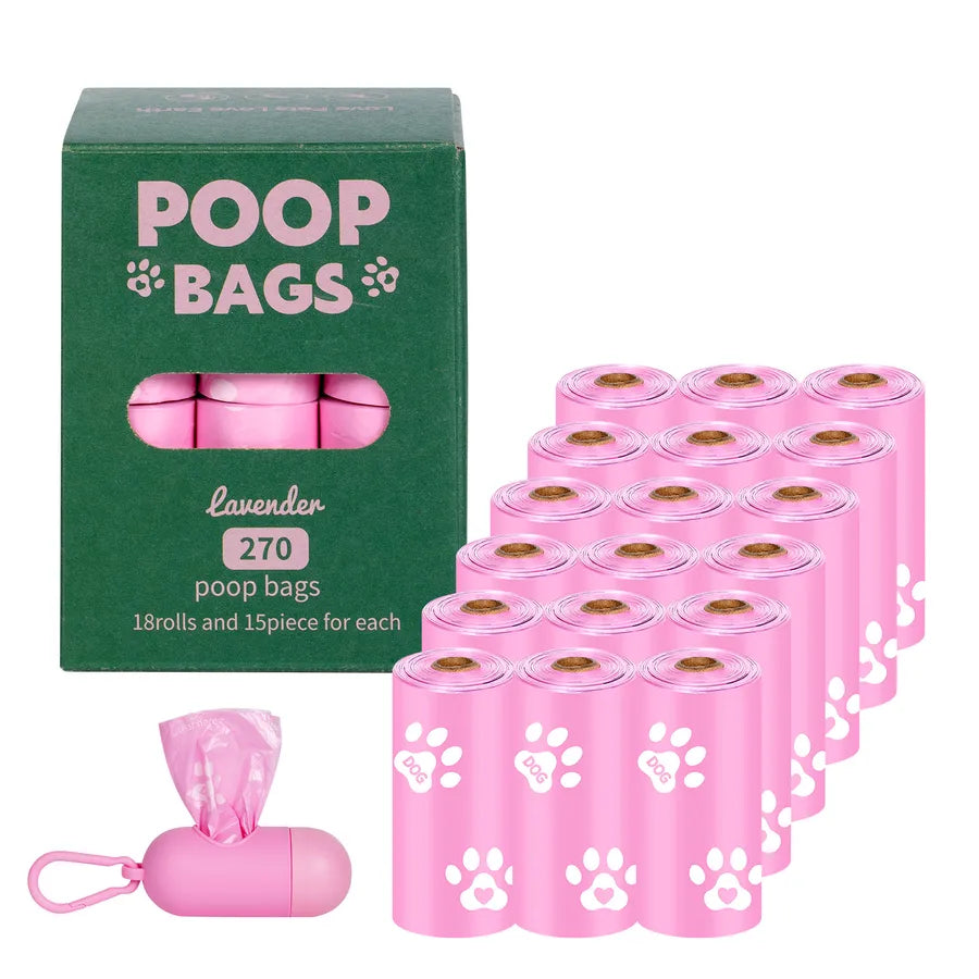 Cute PE Paw Print Pet Garbage Bag