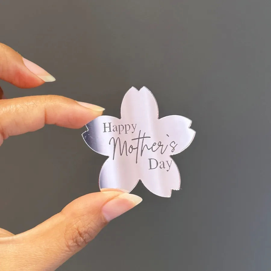 Mother'S Day Romantic Letter Heart Shape Flower Acrylic Party Cake Decorating Supplies Party Supplies Cake Decorating Supplies 1 Piece