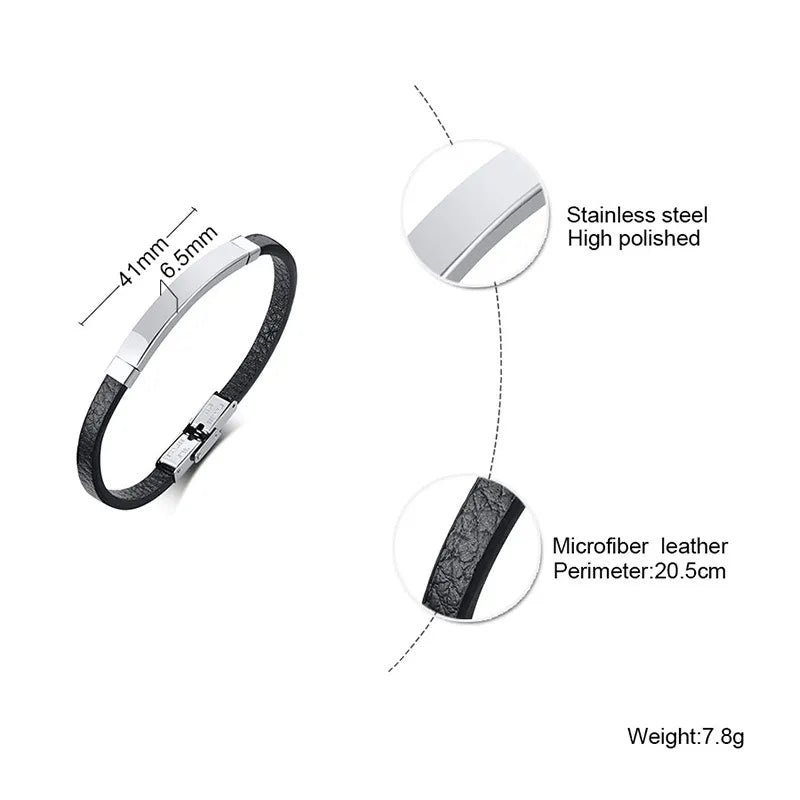 simple style geometric stainless steel polishing bangle 1 piece