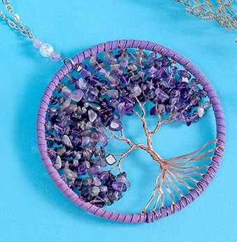 Pastoral Life Tree gravel Iron Copper pendant Wall Art