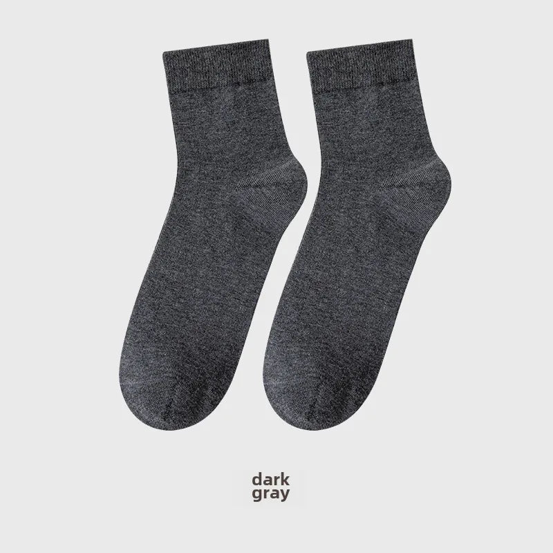Bona Ness socks men's socks autumn cotton antibacterial men's socks stocking deodorant sweat-absorbent socks wholesale cotton