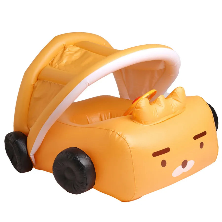 Cute Car Sunshade PVC Swim Ring Swimming Accessories 1 Piece