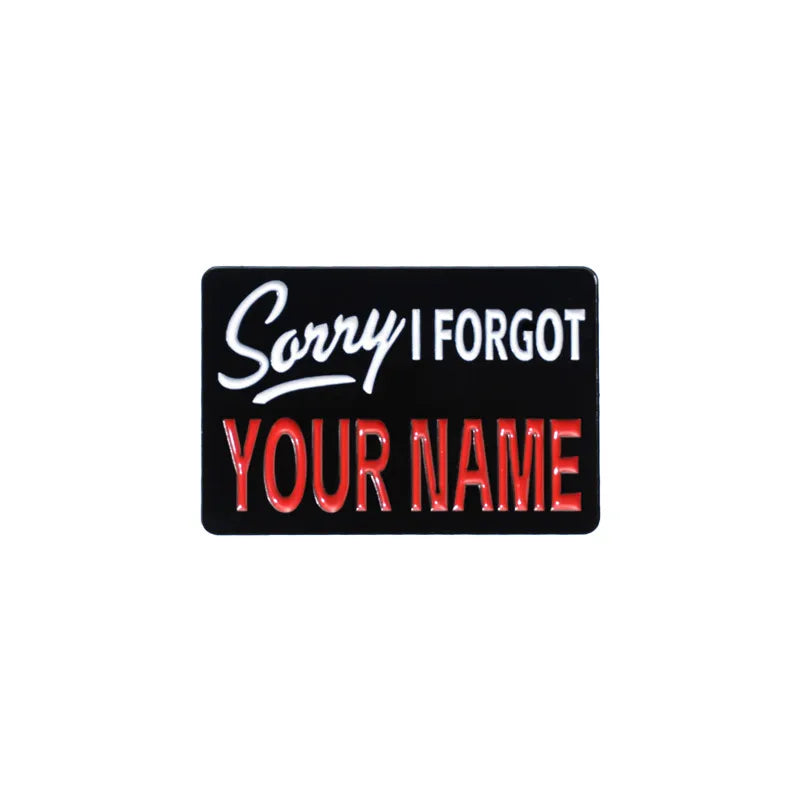 Simple Style Classic Style Letter Alloy Stamping Stoving Varnish Plating Kid'S Unisex Brooches