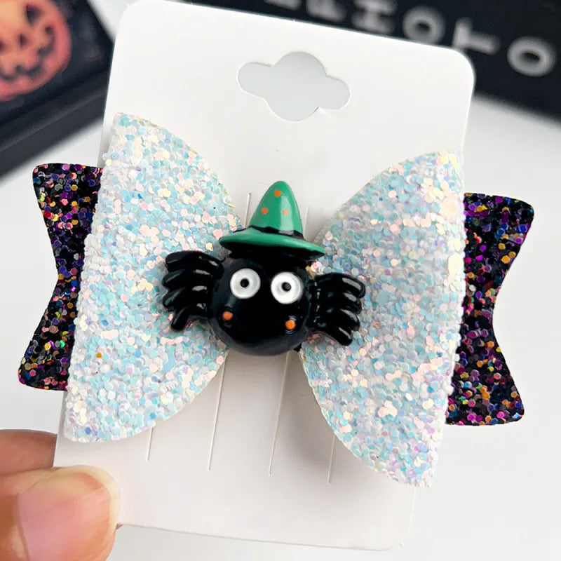 Halloween Hair Accessories Skull Clip Masquerade Duckbill Clip Devil Pumpkin Holiday Headwear Wholesale