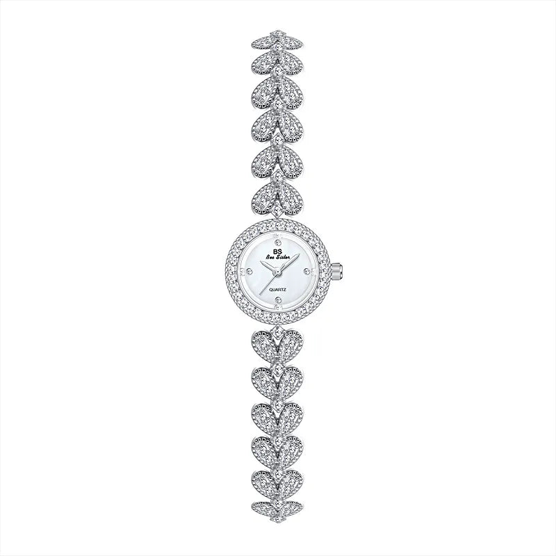 Simple Style Classic Style Heart Shape Jewelry Buckle Quartz Women's Watches