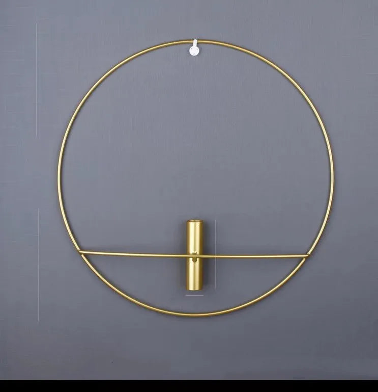 Simple Style Solid Color Iron Wall Art