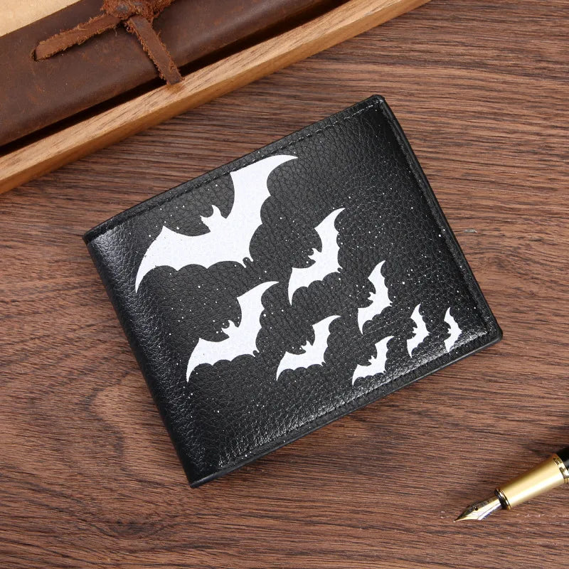 Men's Animal Pu Leather Open Small Wallets