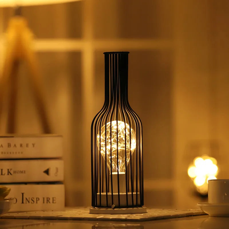 Simple Style Artistic Geometric Iron Indoor Party Night Lights