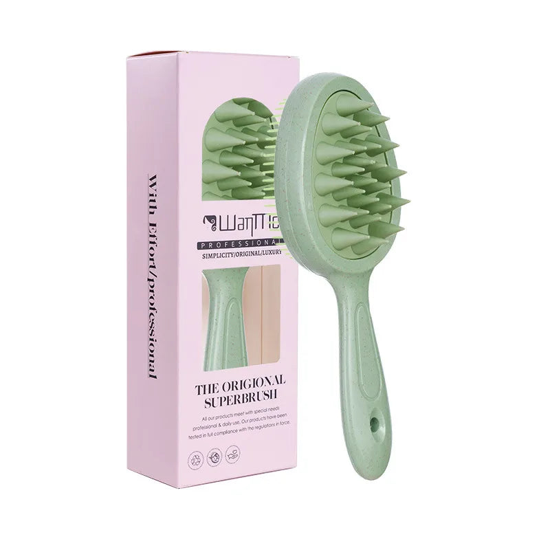 Simple Style Solid Color ABS CPU TRE Hair Comb