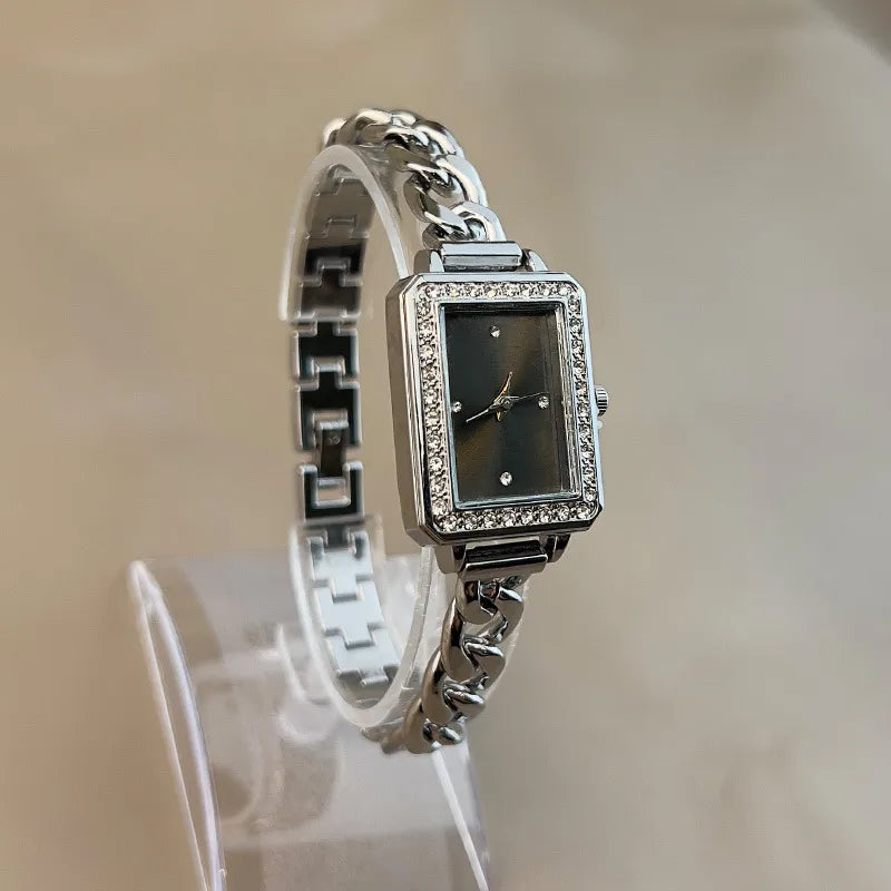 Simple Style Geometric Single Folding Buckle Quartz Women's Watches