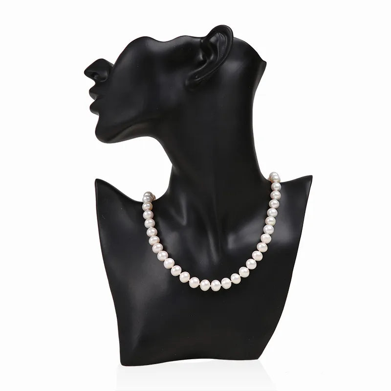 Modern Style Artistic Solid Color Resin Jewelry Display Bust