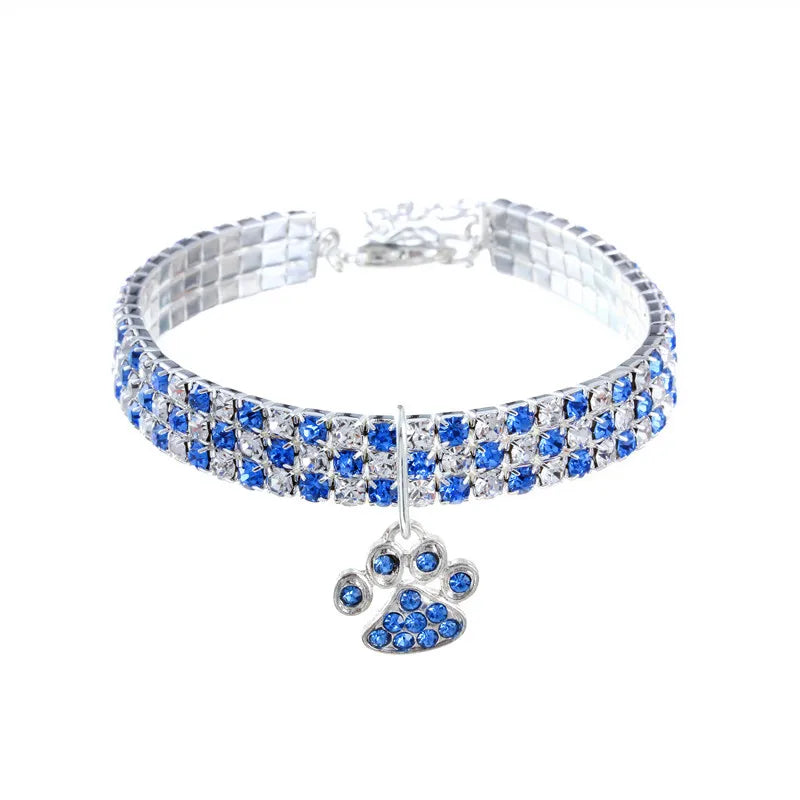 simple style classic style alloy plaid diamond pet collar