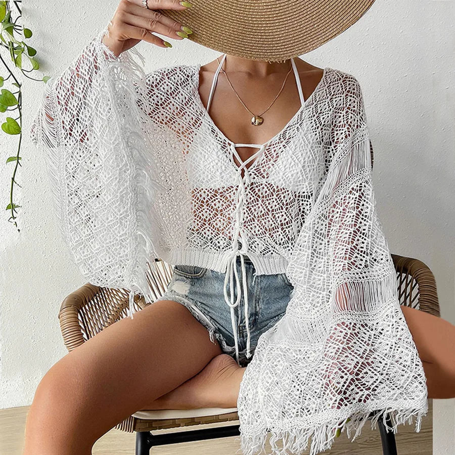 Women's Solid Color Simple Style Classic Style Cover Ups