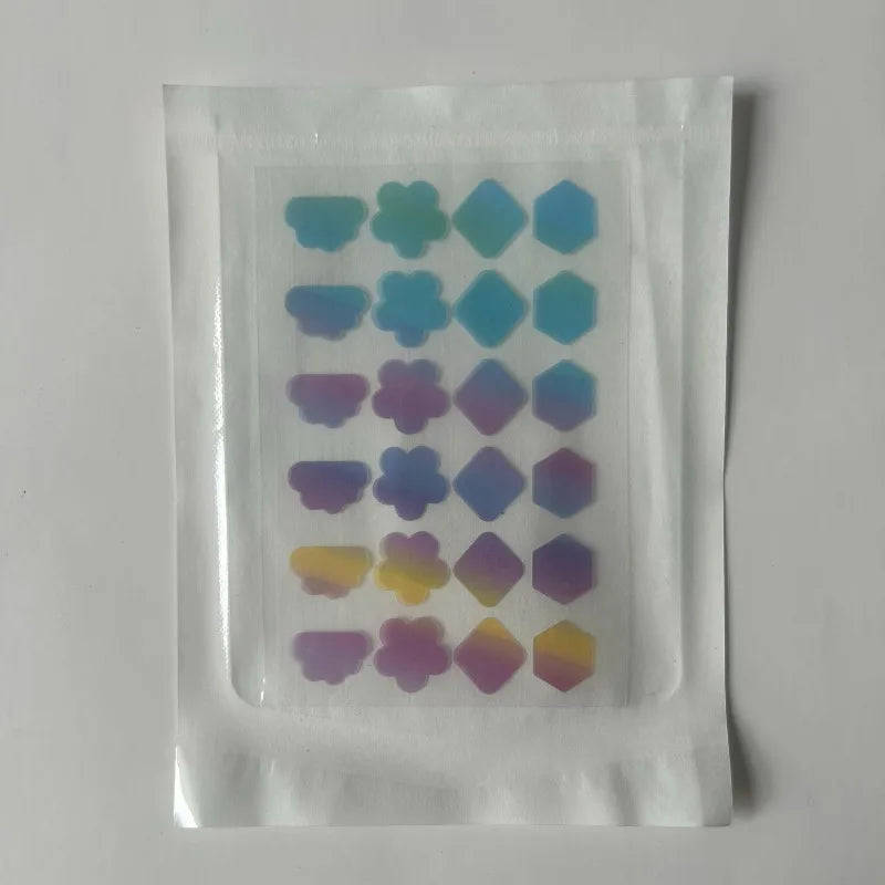 Color Pimple Stickers Love Star Pimple Stickers Special PE Pimple Stickers Pimple Stickers Cover Stickers