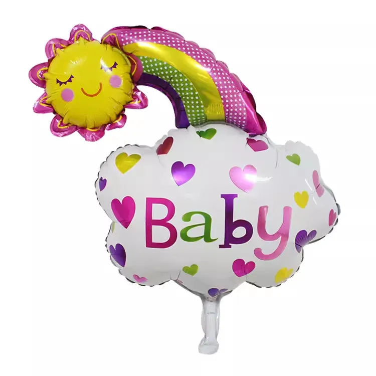 Gender Reveals Party Aluminum Film Ball Gender Male Treasure Female Treasure Bottle Birthday Party Venue Layout Aluminum Film Balloon