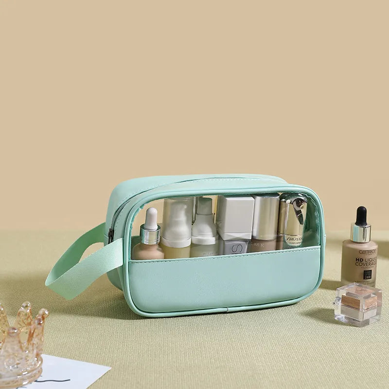 fashion solid color pvc pu leather storage box