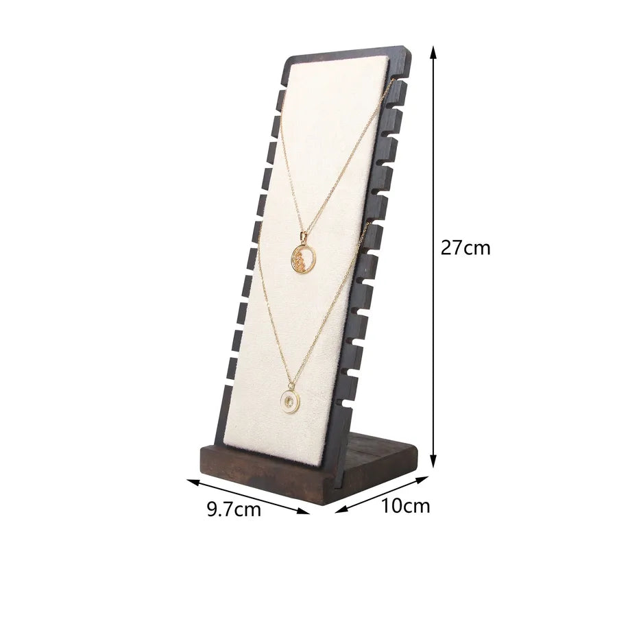 Factory in Stock Creative Jewelry Stand Log Vintage Display Stand Set Necklace Ear Stud Bracelet Bead Tray
