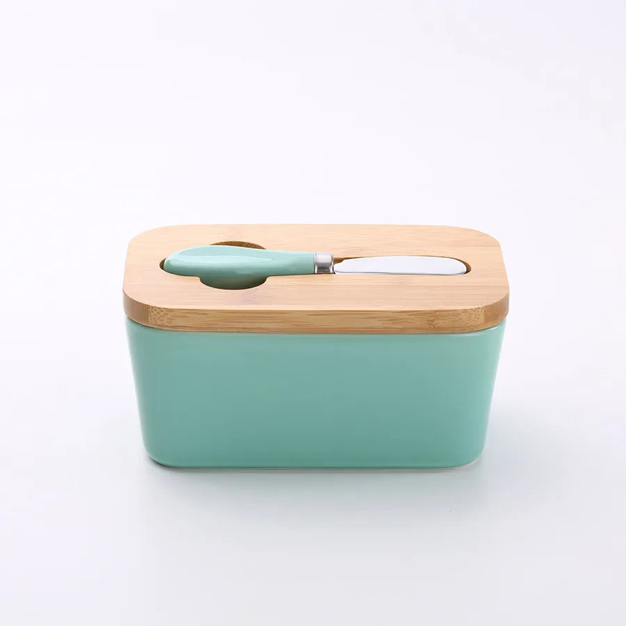 Simple Style Letter Solid Color Porcelain Storage Container Box