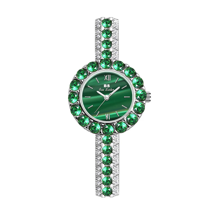 Elegant Solid Color Jewelry Buckle Quartz Watch Women's Watches