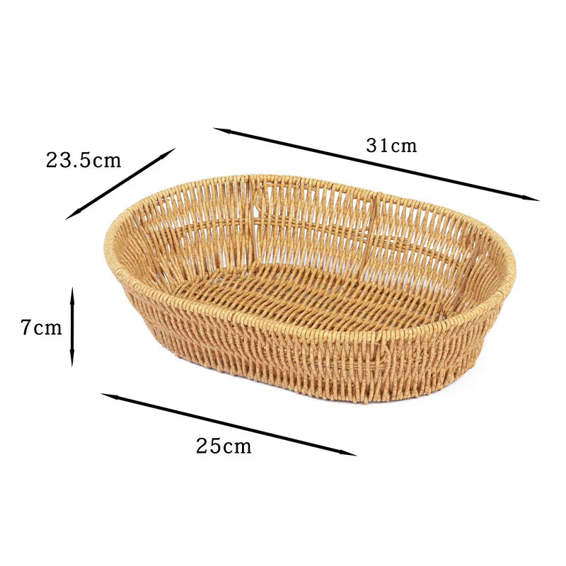 Simple Style Solid Color Storage Basket