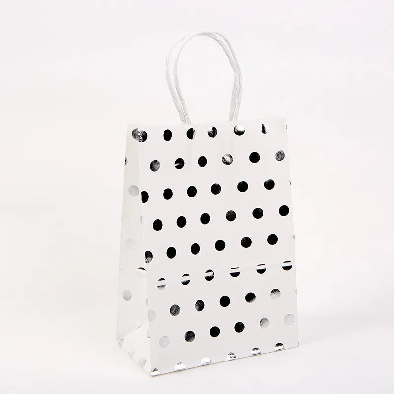 fashion round dots kraft paper daily gift wrapping supplies 1 piece