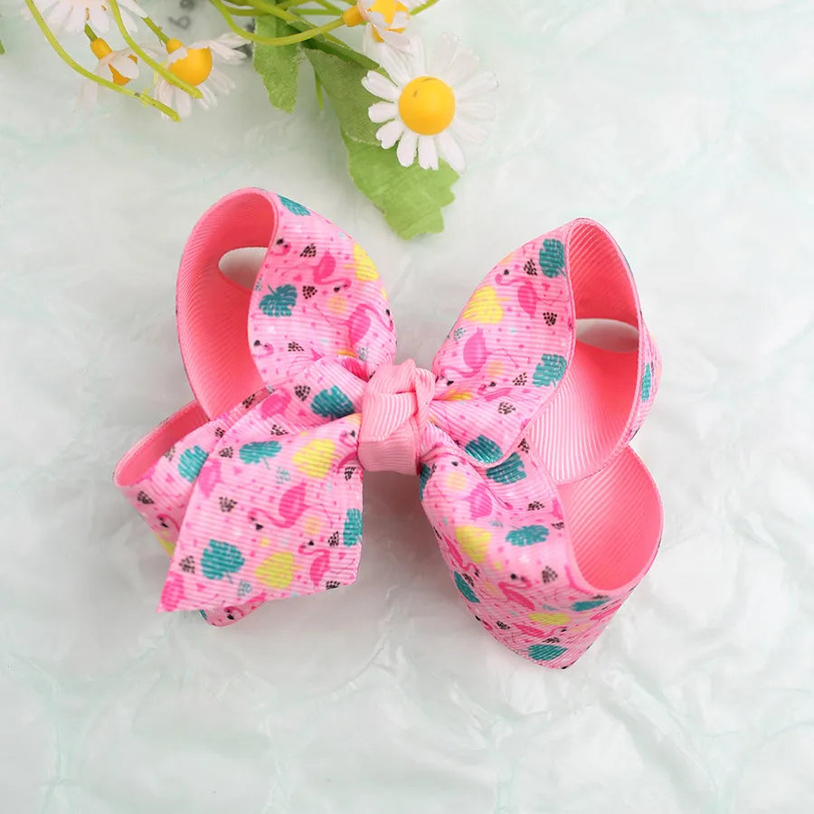 Summer National Day Fruit Bow Hairpin Flamingo Pineapple Bow   Spring New