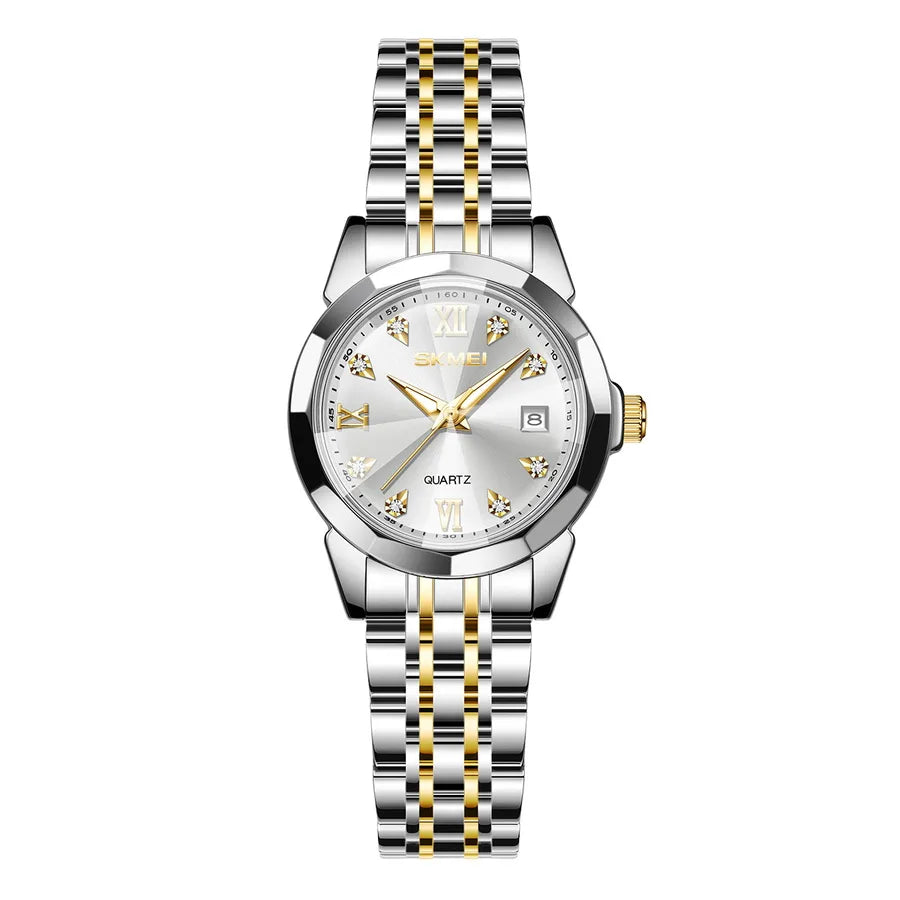 Business Geometric Butterfly Double Snap Quartz Women's Watches