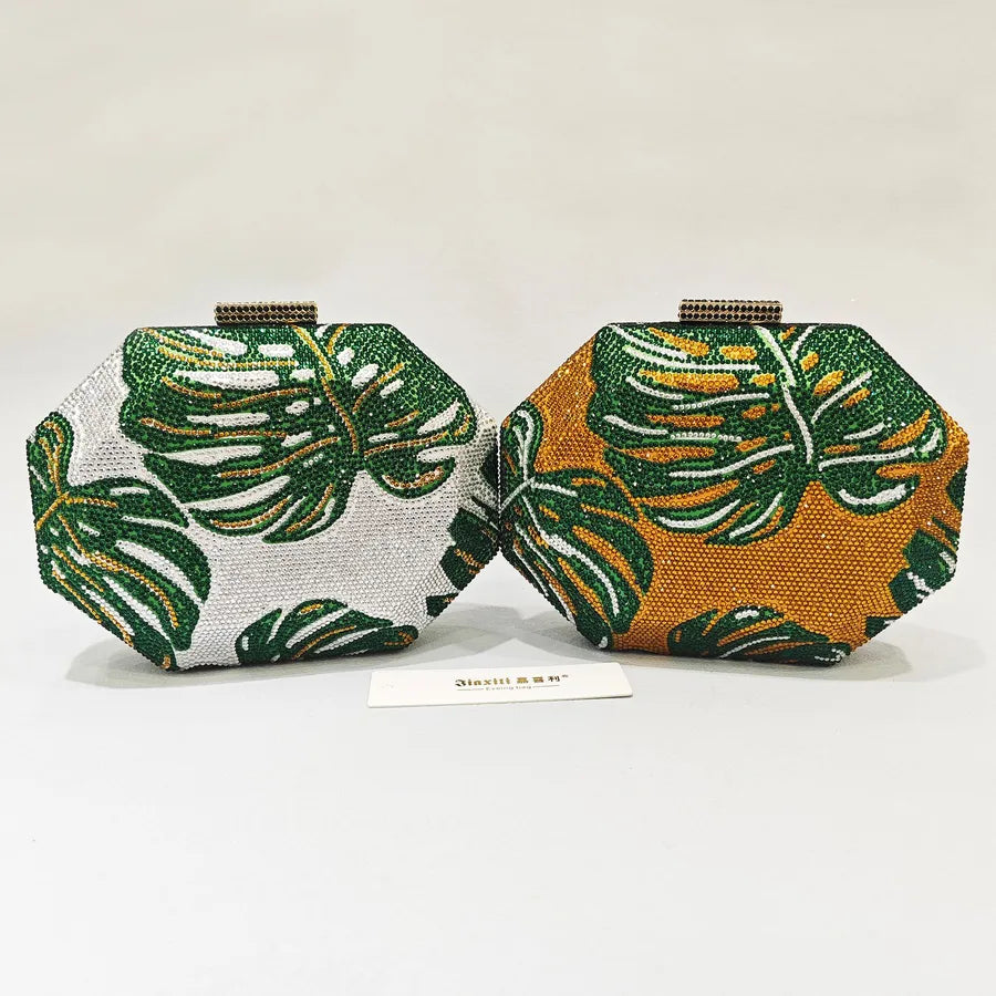 pu Multicolor Polygon Evening Bags