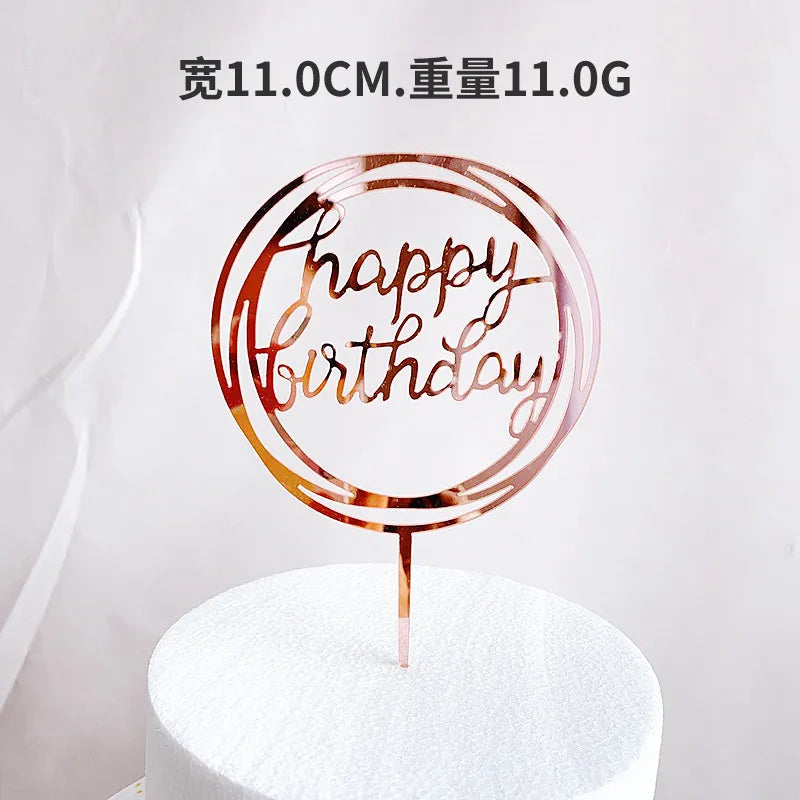 letter arylic party cake decorating supplies
