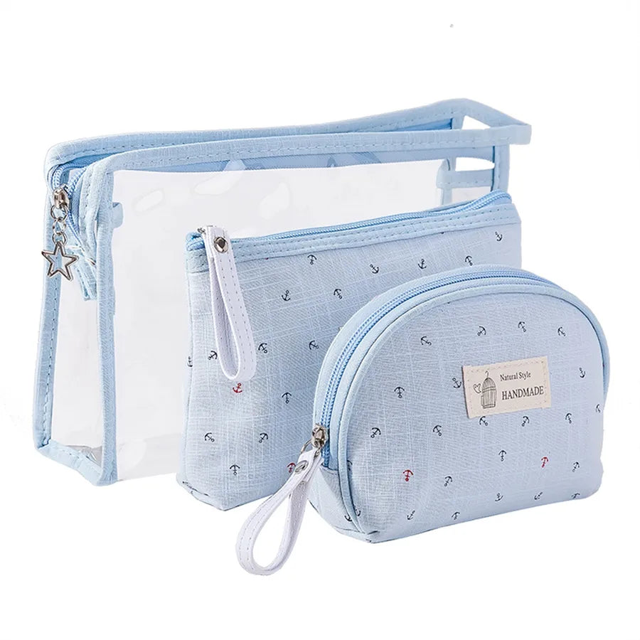 transparent cosmetic bag large capacity portable travel storage bag
