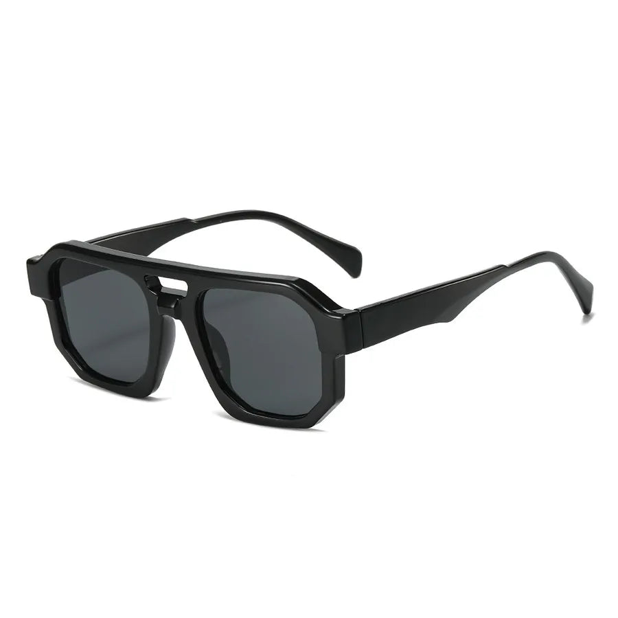 Casual Basic Simple Style Geometric Pc Square Full Frame Men's Sunglasses