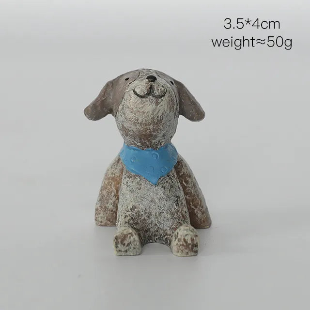 cute cartoon resin ornaments artificial decorations